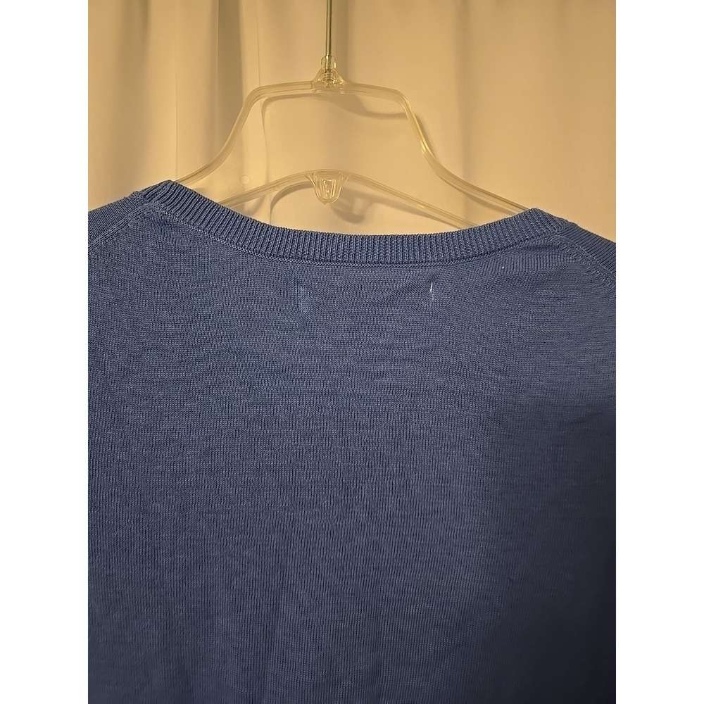Amazon Essentials Blue Women's Long-Sleeve Lightweight Crewneck Sweater, Large - Picture 5 of 6